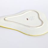 Grande assiette poire vintage | Ernestine Cannon, Italie, années 60