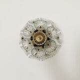 Applique murale en laiton floral ou lampe affleurante par Emil Stejnar pour VEB