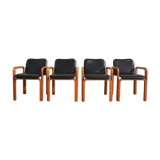 Chairs by pillini furniture, 1970s, set of 4