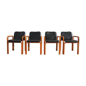 Chairs by pillini furniture, 1970s, set of 4