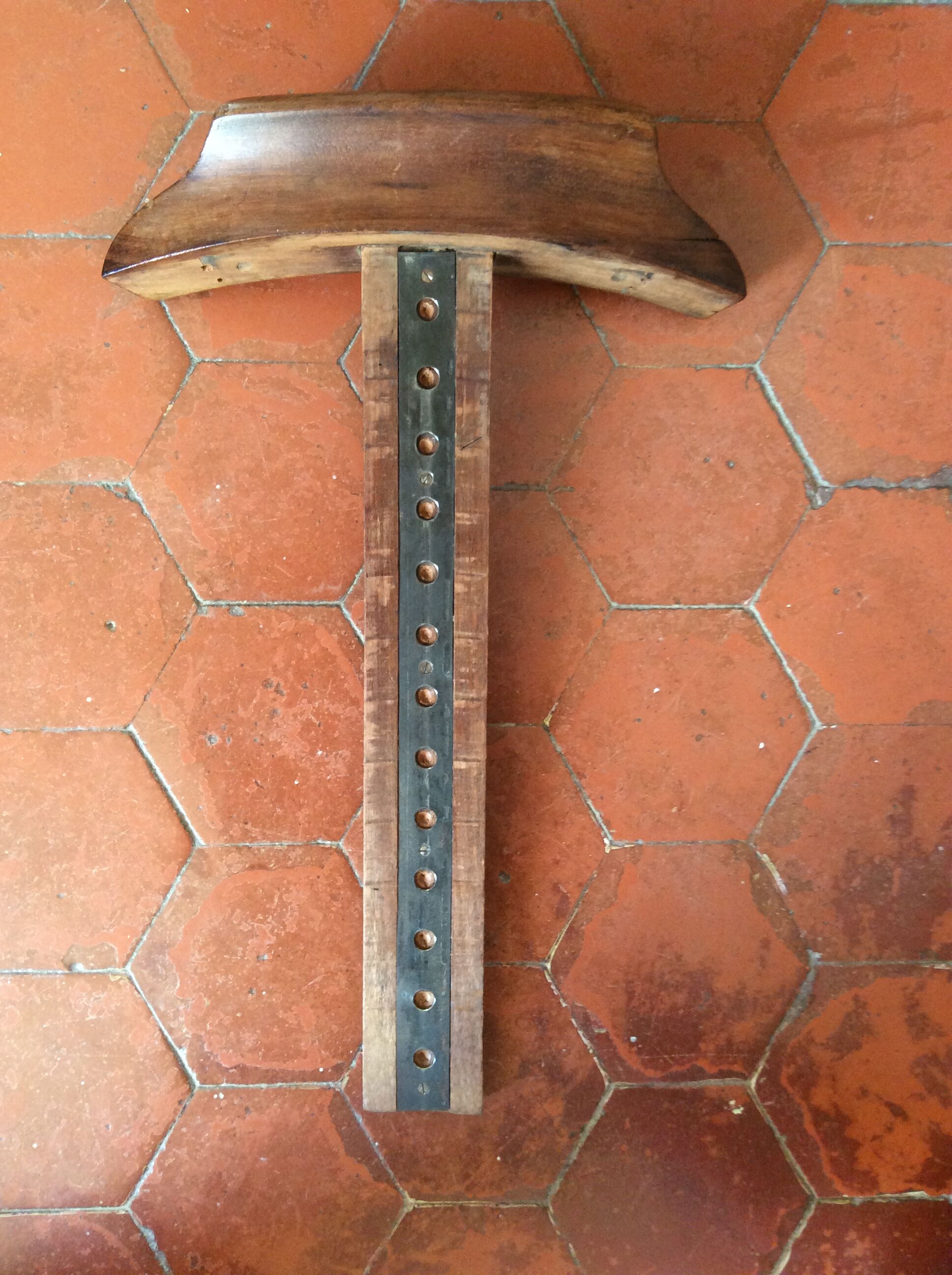 Old cane office chair