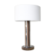 Lampe art deco bois exotique 1950 France