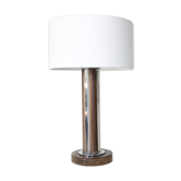 Lampe art deco bois exotique 1950 France