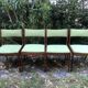 Chaises danoises scandinaves teck Uldum Möbelfabrik années 60