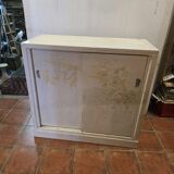 Sliding door craft cabinet