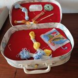 Suitcase sewing kit child, 1960