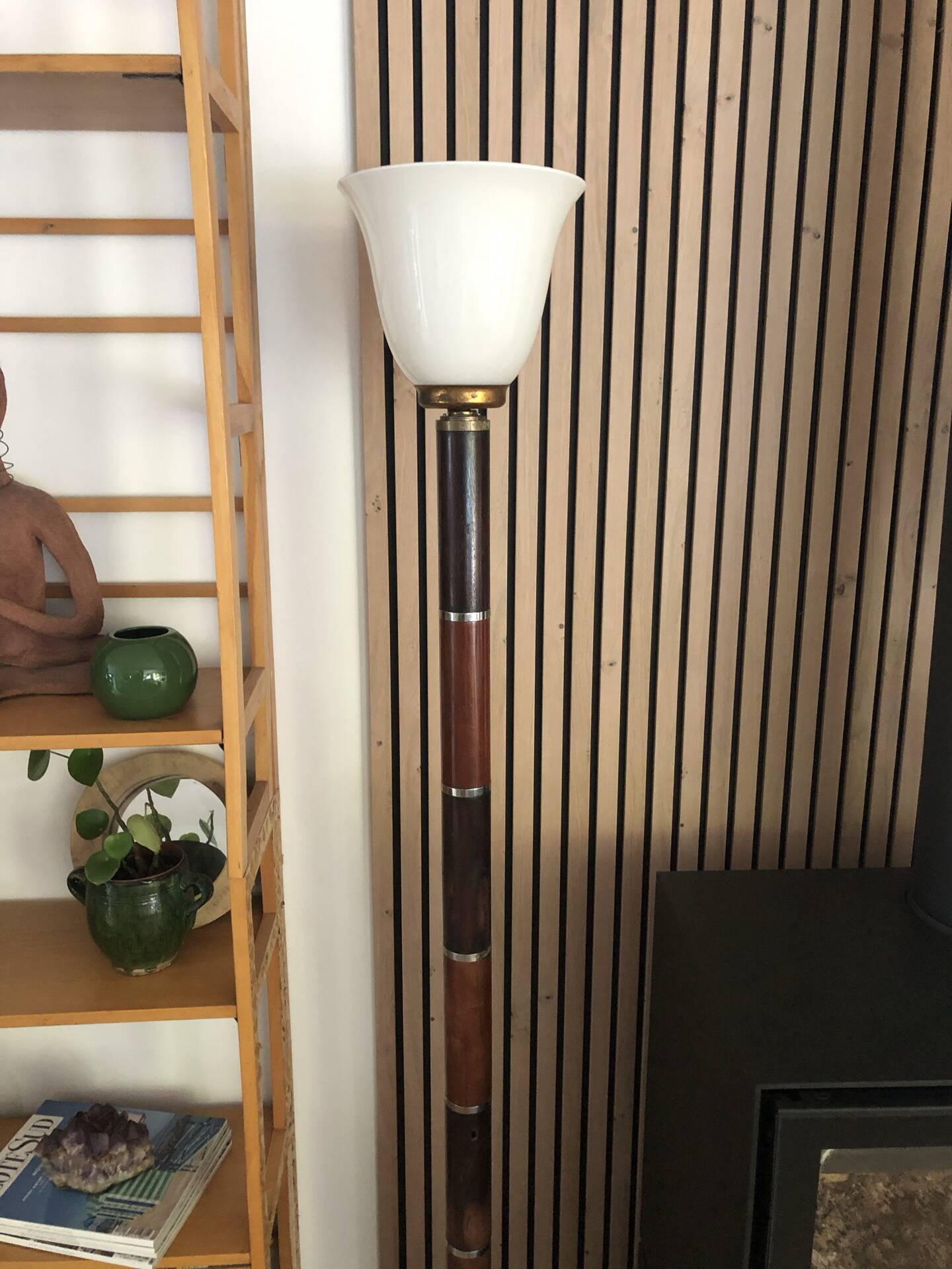 Art Deco modernist tulip floor lamp Mazda