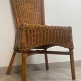 Vintage Rattan Lounge Chair (3 available)