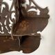 antique Napoleon III wall shelf in openwork wood