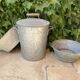 Old zinc washing machine XL