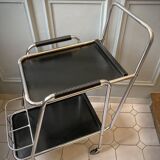 French Regency style metal serving trolley 1950