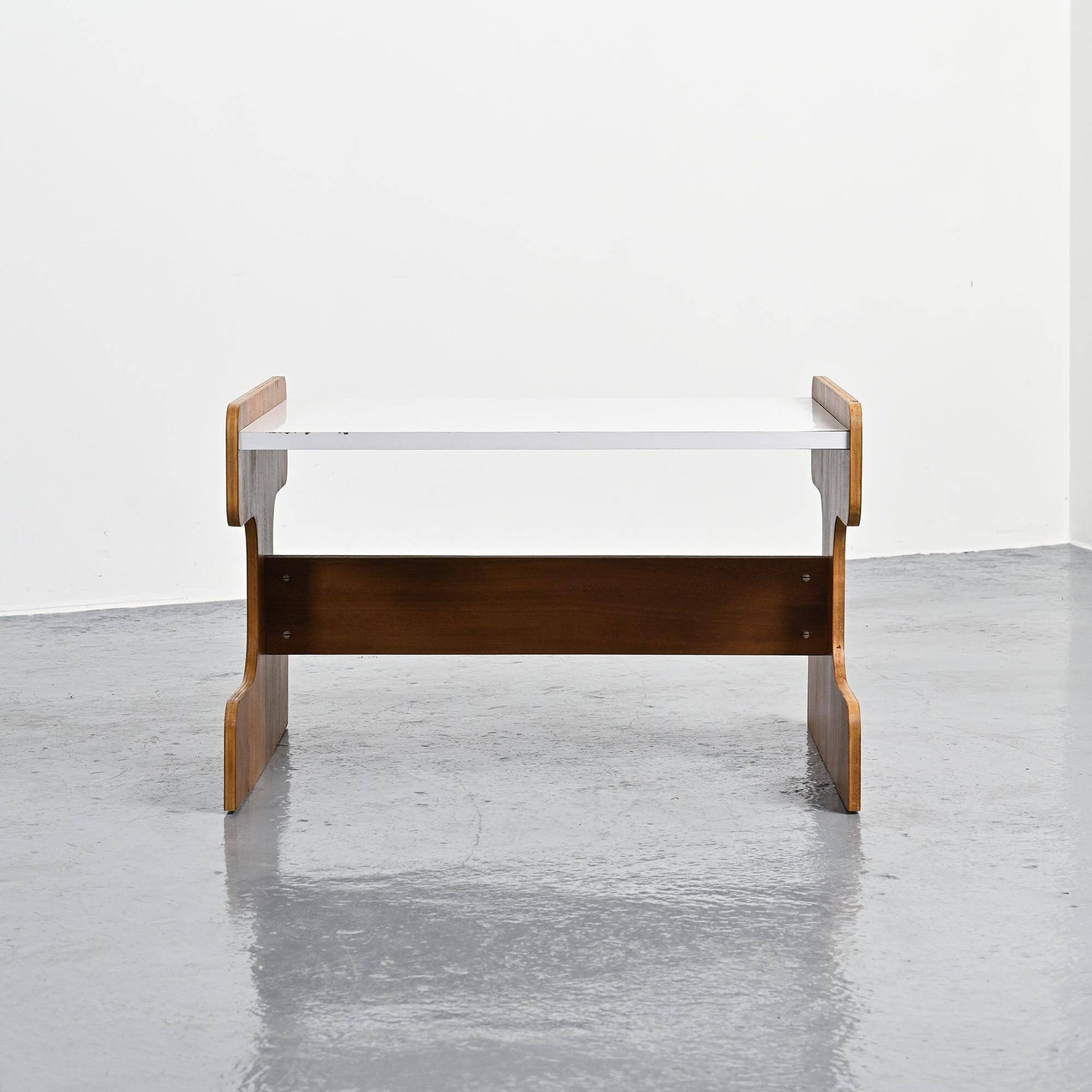 Plywood and laminate coffee table, Negroni, circa 1970