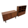 Teak and brass bookshelf designed by Peter Løvig Nielsen, CI.