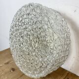 Vintage Glass Wall Or Ceiling Light, 1970s