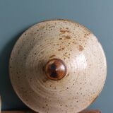 Soup tureen, vegetable dish in Puisaye stoneware signed by Jean-Pierre Prud’homme.