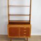 Bibliothèque multifonction vintage en teck 1960 DK