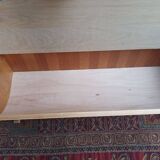 Vintage oak chest bench