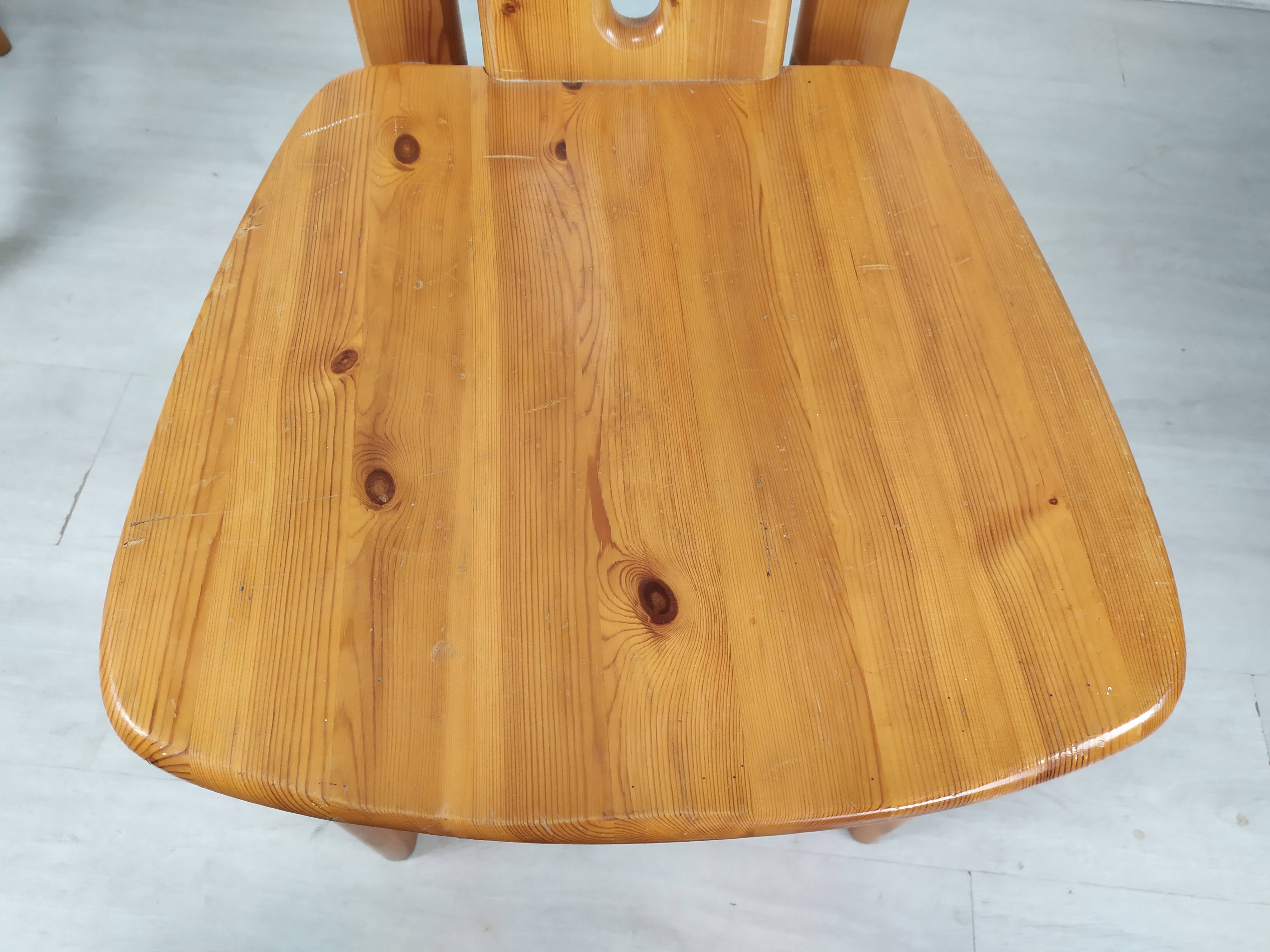 4 vintage pine chairs mountain shawl