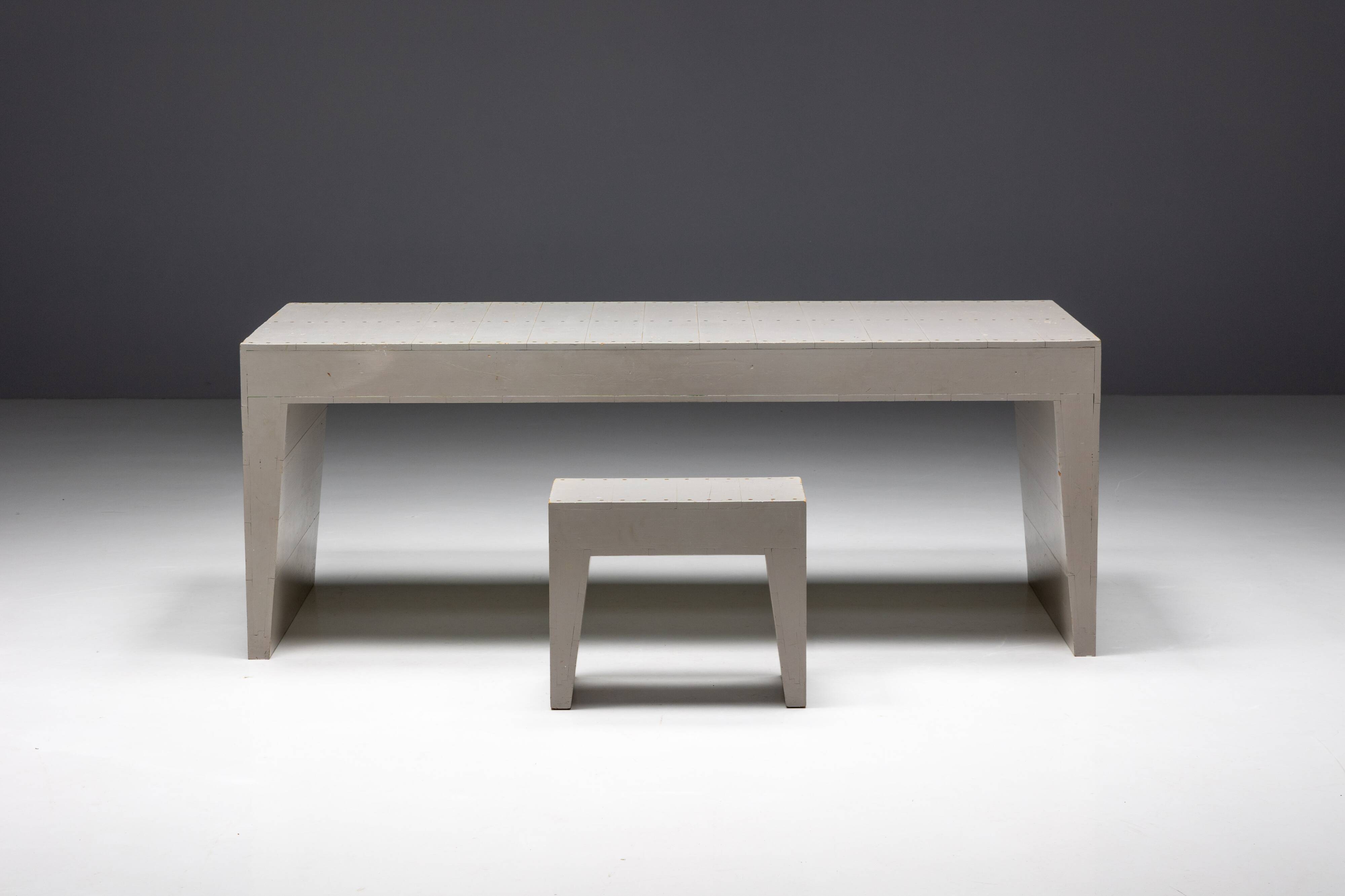 Bossche School Table by Dom Hans van der Laan & Jan de Jong, Netherlands, 1970s