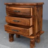 Dresser brutalist free form in olive tree