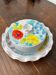 Vallauris ceramic corolla butter dish