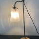 Lamp on foot brass tulip glass paste Muller Frères Luneville