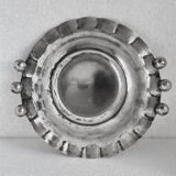 Coupe ou coupelle art déco moderniste en métal argenté estampillé - a voir !!!