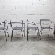 Set of 6 "Silver Moon" armchairs by Pascal Mourgue 1985