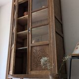 Parisian Art Deco glass cabinet