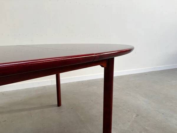 Large oval dining table by Skovby Møbilfabrik, Denmark 1960s