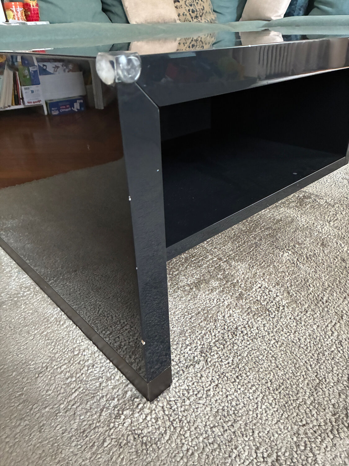 Armani Casa Black Lacquer Coffee Table