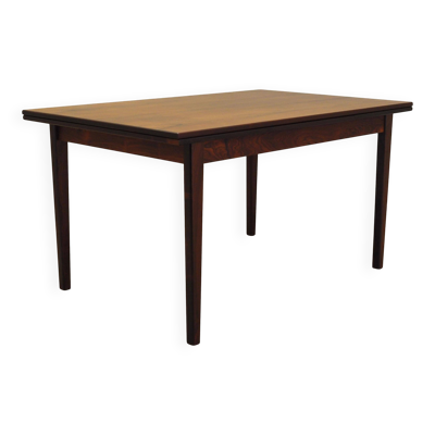 Table danoise extensible en palissandre, années 1970