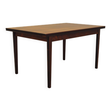 Rosewood table, Danish design, 1970s, production: Denmark