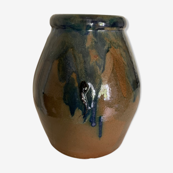 Glazed jar flammed