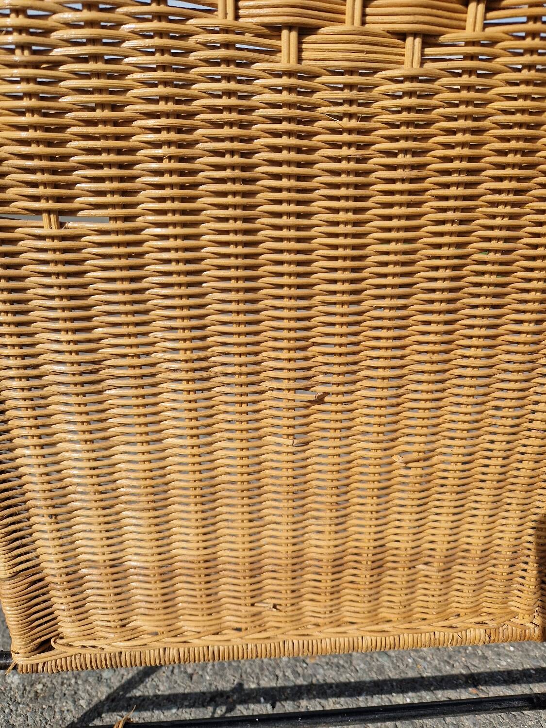 Vintage wrought iron screen