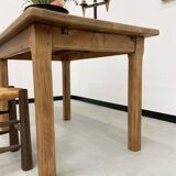 Oak farmhouse table 120cm + 200cm extensions