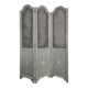 Louis XVI style caned screen with a re-champis finish.