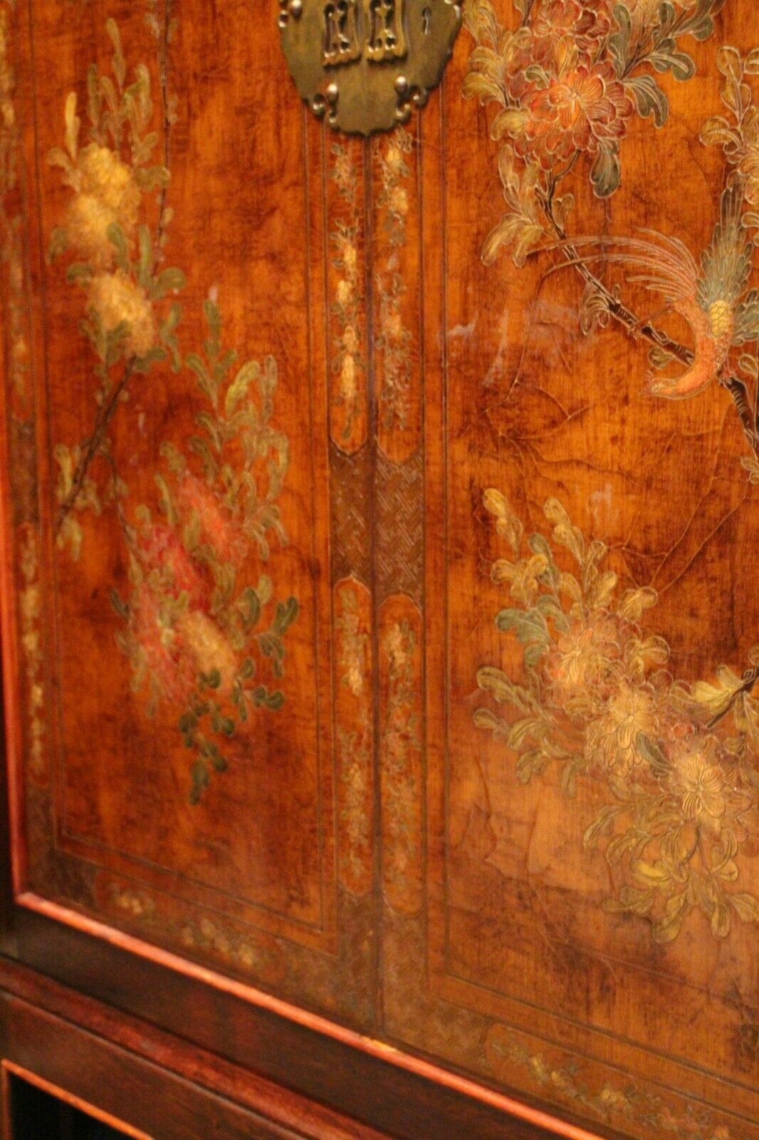 Cabinet in trompe l'oeil furniture bar decorated Far East China