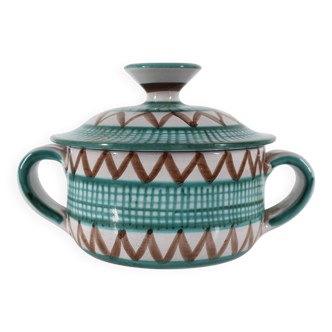 Ceramic pot signed RP Robert Picault, Vallauris, 1950s