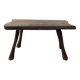 Mid Century Table d'appoint Tabouret de fleur Banc de fleur Tabouret Table basse en bois massif Brut