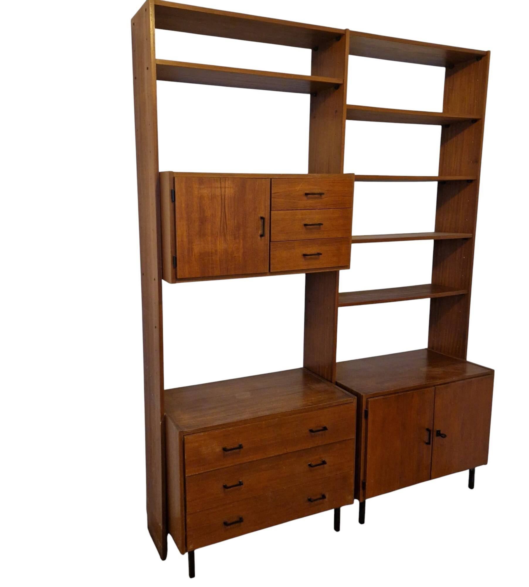Vintage wall unit by Simpla Lux Holland, 1960s