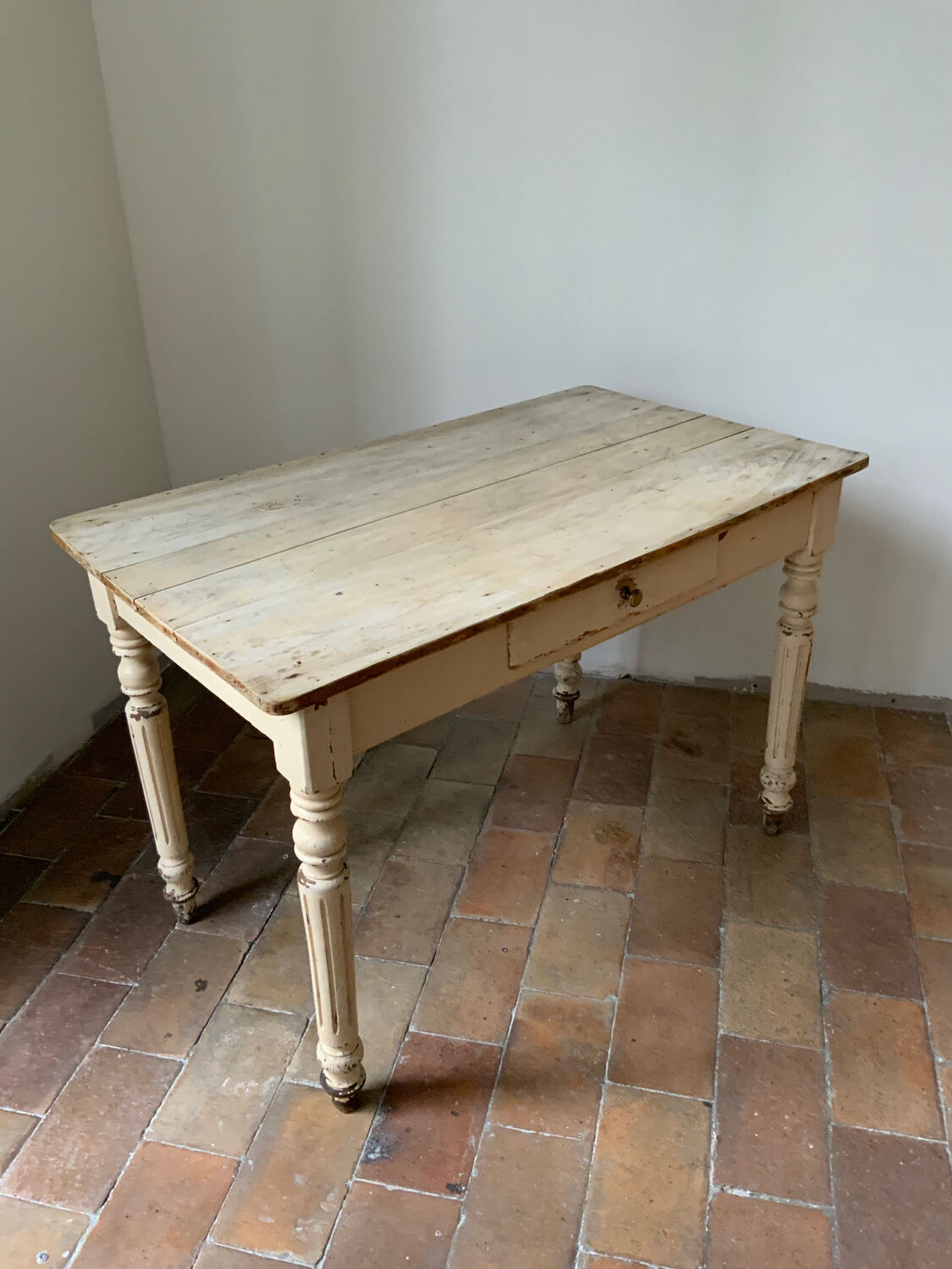 Old wooden table