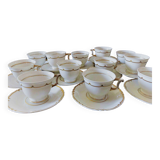 12 Limoges Haviland porcelain coffee cups
