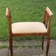 Bench, end of sofa, two-tone wooden end of bed. Old