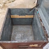 Square wooden trunk