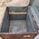 Square wooden trunk