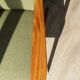 Scandinavian armchair moss green zig zag modern design VAR