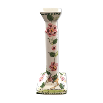 Candle holder floral decoration