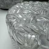 Ceiling Lamp Light Vintage 1970s Basket Weave