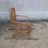 Petit fauteuil en bambou enfant